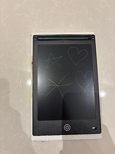 ikinci el ipad: LCD silinə bilən yazı lövhəsi. Cəmi 1 düymə ilə silə bilirsiz — 1
