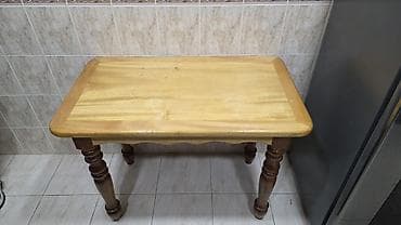 ber ber: Mətbəx masası, Yeni, Açılmayan, Taxta, Dördbucaq masa — 2
