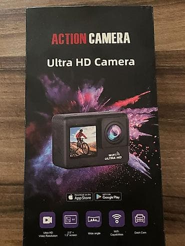 Videokameralar: Action Camera – Ultra HD idman və macəra kamerası Xüsusiyyətlər: - — 1