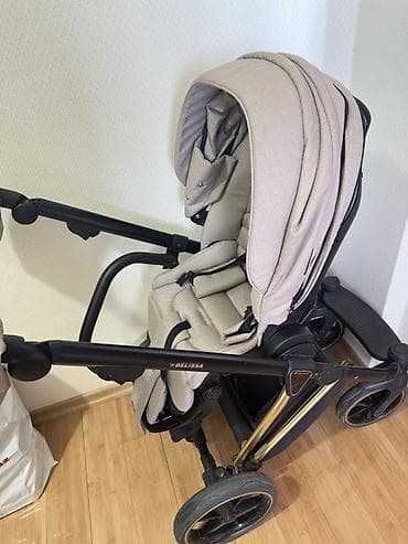 usaq xoncasi instagram: Uşaq arabası – bej rəngli, çoxfunksiyalı 2‑in‑1 komplekt happy baby — 7