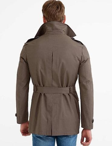 плащ: Cacharel Trençkot. Premium keyfiyyətli Cacharel brendindən xaki — 3
