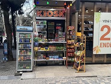 kios: Kiosk – geniş çeşidli qəlyanaltı və içkilər Hazır kiosk (butka) — 4