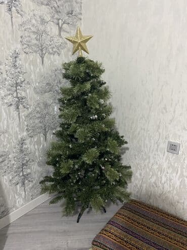 yolka ağacları: Yeni il yolkası Uzunluğu 1,50 Üstündə oyuncaqlar verilir, qiyməti — 2