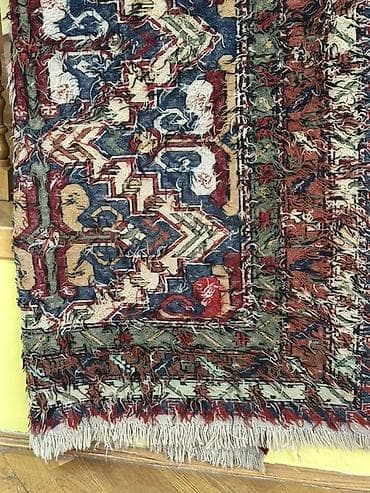 kilimler: Qədimi dərmə kilim əl işi yaşı 100 dən çox - Material: təbii yun — 3