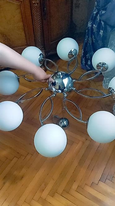 cilcıraq: Çılçıraq, 8 lampa, Metal — 1
