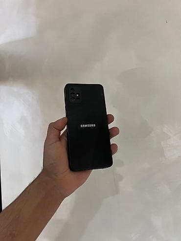 telefonların satisi: Samsung Galaxy A51, 64 GB, rəng - Qara, Barmaq izi — 10