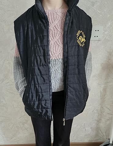 string alt paltarı: Kisilər üçün qara rəngli yastı tikişli qolsuz jilet - Rəng: qara - — 2