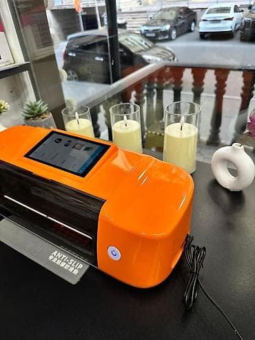 plotter: Portativ hidrogen vinil/ploter kəsici – sensor ekranlı, narıncı korpus — 6