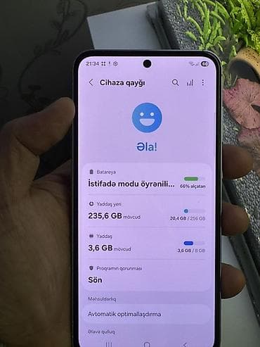 s20fe ikinci el: Samsung Galaxy A55, 256 GB, rəng - Gümüşü, İki sim kartlı — 6