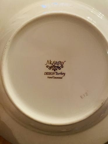 dəsti: Boşqablar, 8 ədədli dəst, rəng - Ağ, Keramika, Türkiyə — 2