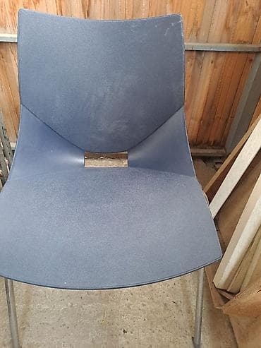 nerj su ceni: Bu, müasir dizaynlı, tünd mavi rəngli plastik oturacaqdır. Oturacaq və — 2