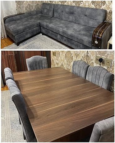 ders masa: Künc divan, Qonaq otağı üçün, Açılan — 1