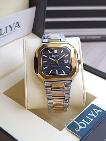 almaniyada saat neçədir: Yeni, Qol saatı, rəng - Qızılı — 12