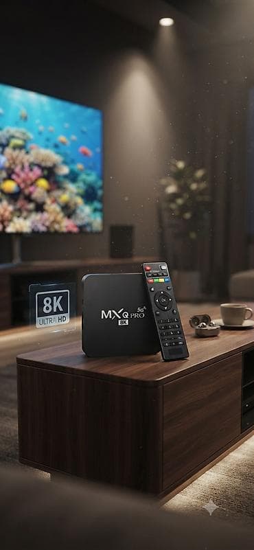 Yeni Smart TV boks 8 GB / 128 GB, Android, Pulsuz çatdırılma
