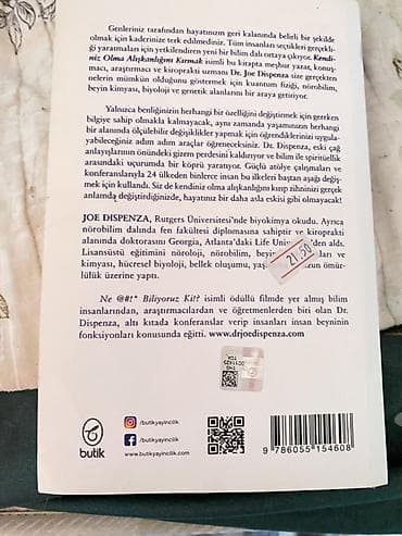 qedim pullar: Məhsul: Kitab – “Kendiniz Olma Alışkanlığını Kırmak” (Dr. Joe — 2