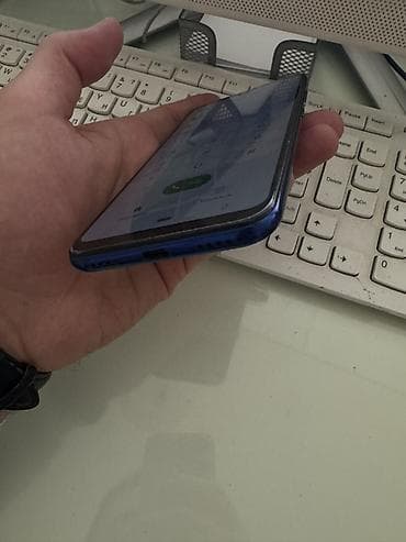 xiaomi redmi 8: Xiaomi Mi A3, 64 GB, rəng - Göy, 
 Barmaq izi — 4