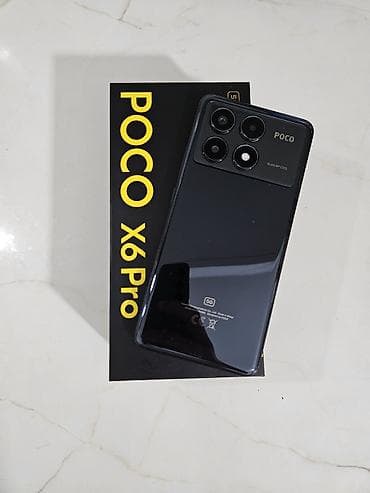 asus rog phone 9 pro: Poco X6 Pro, 512 GB, rəng - Qara — 1
