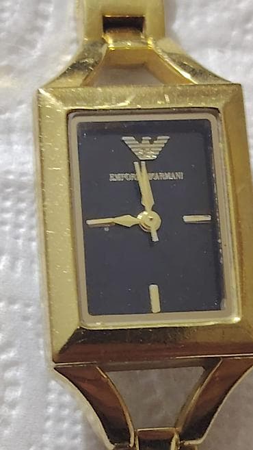 Toy paltarları və aksesuarları: Qol saatı, Emporio Armani, rəng - Qızılı — 2