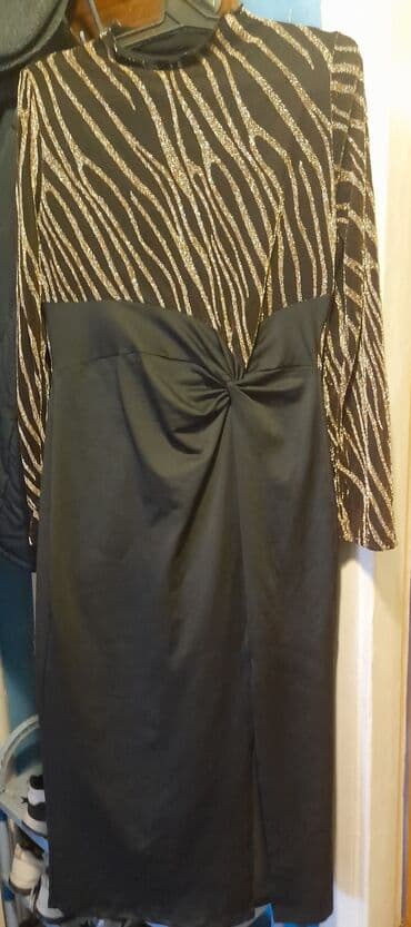 rus qizillari: Zərif ziyafət donları – 2 model 1) Qara-qızılı qısa ziyafət donu - — 1