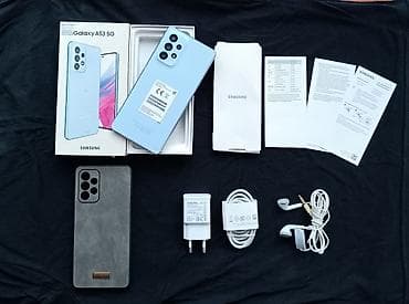 samsung a 5 2015: Samsung Galaxy A53 5G, 256 GB, rəng - Göy, Sensor, Barmaq izi, İki sim kartlı — 2