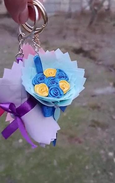 nişan dekor: Mini buket açarlıqlar - Dizayn: Kiçik buket formasında dekorativ — 4