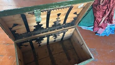 Məişət kimyəvi maddələri: Taxta sandıq/kufr - Material: qalın taxta gövdə, iç tərəfdə möhkəm — 3