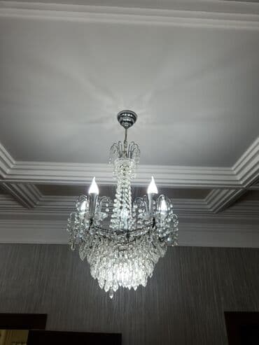 Şamdanlar: Çılçıraq, 10 və daha çox lampa, Xrustal — 4