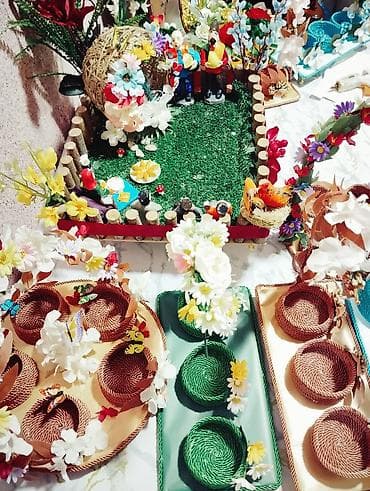 Вазы: Əl işi dekorativ kompozisiyalar və aksesuarlar - Novruz temalı mini — 2