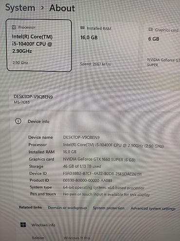 hdd disk 500gb: Satılır Motherboard MSI B460M PRO-VHD WIFI MS7C83 intel i5 10400f — 1