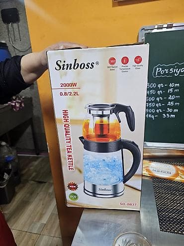 Elektrik çaydan 2.1 - 2.5 l