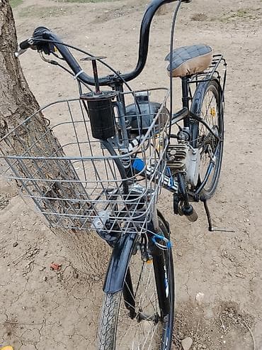 Moped mühərrikli velosiped - Şassi: şəhər tipli, yüksək sükanlı