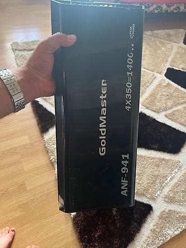 audio sistem: GoldMaster ANF-941 avtomobil gücləndiricisi - Model: ANF-941 - Kanal — 1