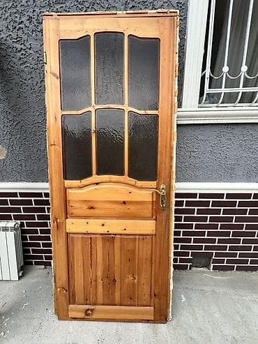 İşlənmiş Otaq qapısı 90x210 sm Zamok ilə, Ünvandan götürmə