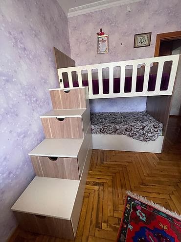 Uşaq üçün iki mərtəbəli çarpayı dəsti - Funksional dizayn: yuxarı — 5