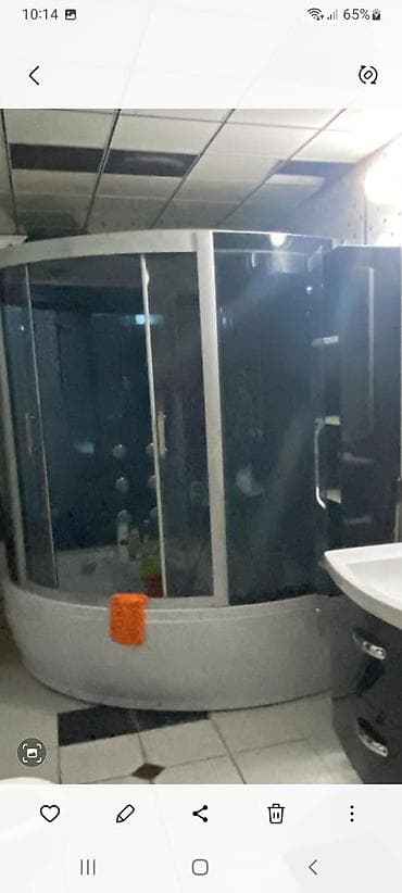 boru: Dairəvi künc tipli duş-kabina və vanna kombinasiyası - Ölçü: iri — 1