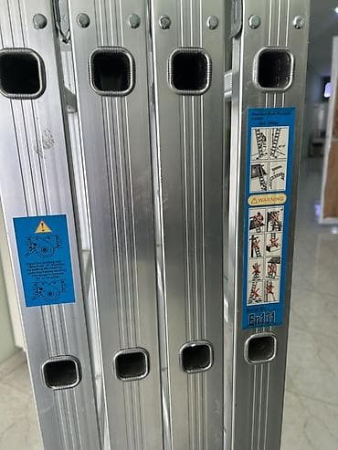 nərdivan işlənmiş: Az işlənmiş Çoxfunksiyalı alüminium nərdivan - Material: möhkəm — 4