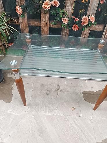 masa ortusu: Düz masa, Açılmayan, Təkərsiz, Şüşə, Zəmanətsiz — 3