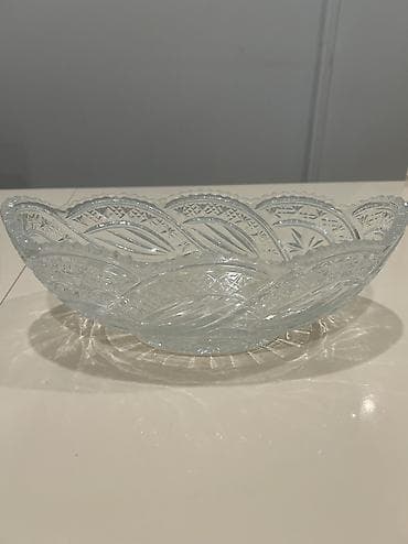 limon qabi: Xrustal(əsl)lodkalar 2konfet qabı ölçüsü yəni uzunluğu 25sm Qiymət — 2