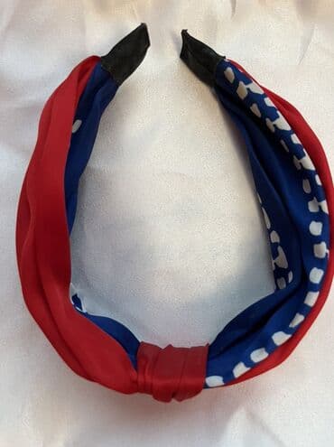 Eynəklər: Qadın saç bantları – 2 ədəd set - Model 1: Qırmızı və göy rənglərin — 2