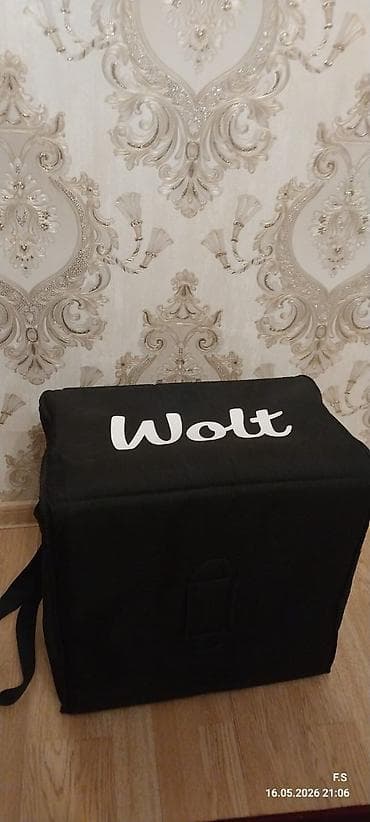 Wolt çatdırılma çantası – iri həcmli, izotermik daşıma üçün. - Rəng — 1