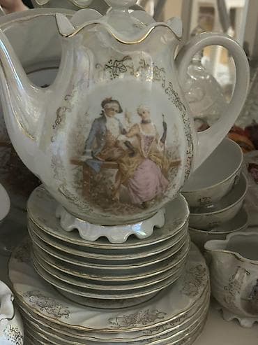Çay dəsti, rəng - Ağ, Farfor lalafo.az -da Çay dəsti, rəng - Ağ, Farfor