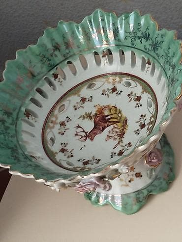 Porcelian ayaqlı meyvə/qənnadı qabı – Ering Fine Porcelain, Original lalafo.az -da Porcelian ayaqlı meyvə/qənnadı qabı – Ering Fine Porcelain, Original