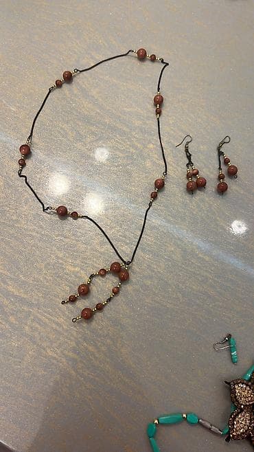 qizil mirvari: Hamisi tebii daslardi.Mirvari,Opal,qorniy pesok,Mercan . aqat — 8