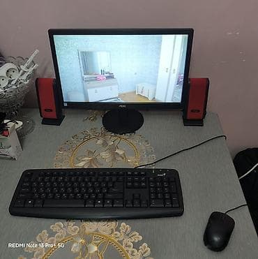 Комплектующие для ПК и ноутбуков: Masaüstü kompüter dəsti Tərkibi: - Sistem bloku: ön paneldə USB — 2