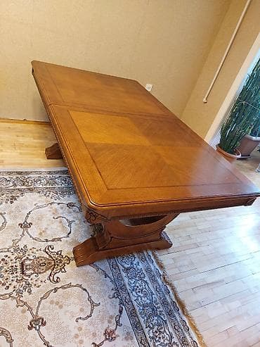 Qonaq masası, Açılan, Taxta, Dördbucaq masa