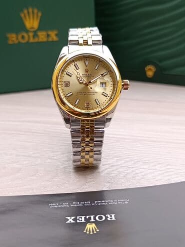 Stəkanlar: Yeni, Qol saatı, Rolex, rəng - Qızılı — 1