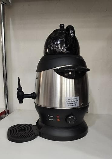 Samovar elektrik samovar Heager 6 litr tutumlu Paslanmaz iy tam vermez — 1