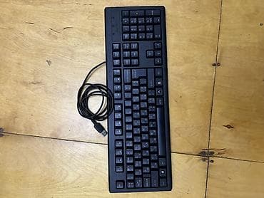 kamputer manitor: USB klaviatura – tam ölçülü - Bağlantı: USB kabel (şəkildə göründüyü — 1