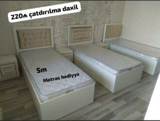 hediye qutulari: Yeni, Təknəfərlik çarpayı, Bazalı, Matras ilə, Siyirməsiz — 1