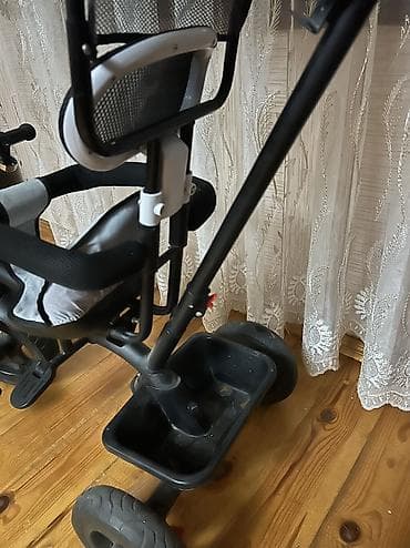 velseped: 1-5 yaş uşaqlar üçün 3 tekerli zontikli+ valideyn üçün idare eleme — 5